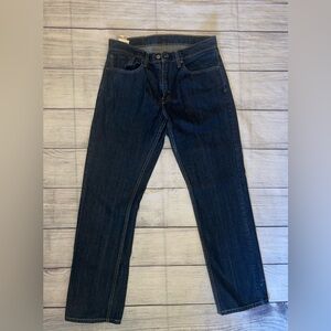 Levi's Dark Blue Straight Jeans